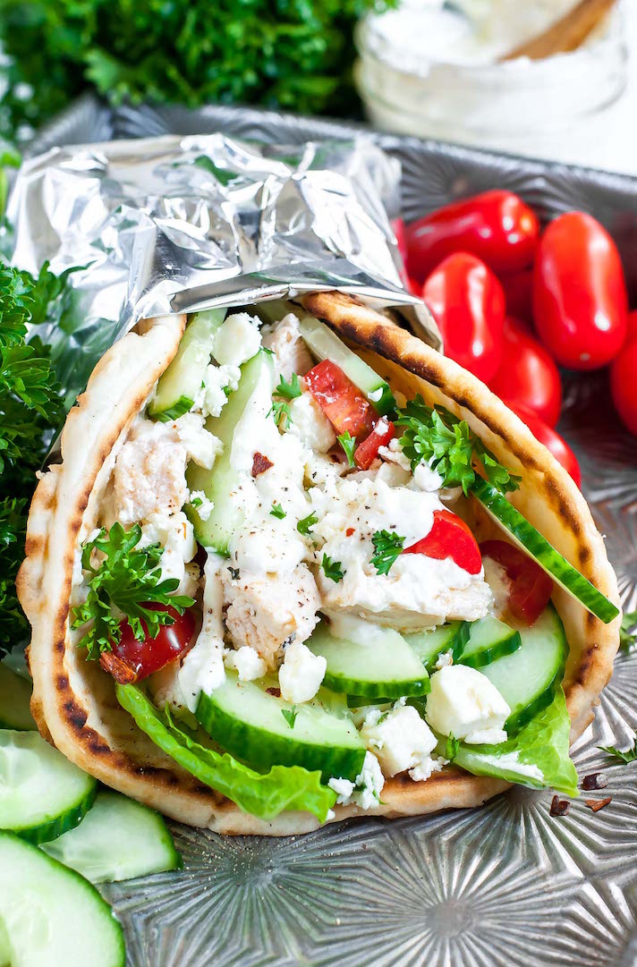 STYLECASTER | 17 No-Cook Dinners For Busy Weeknights | Easy Chicken Gyros