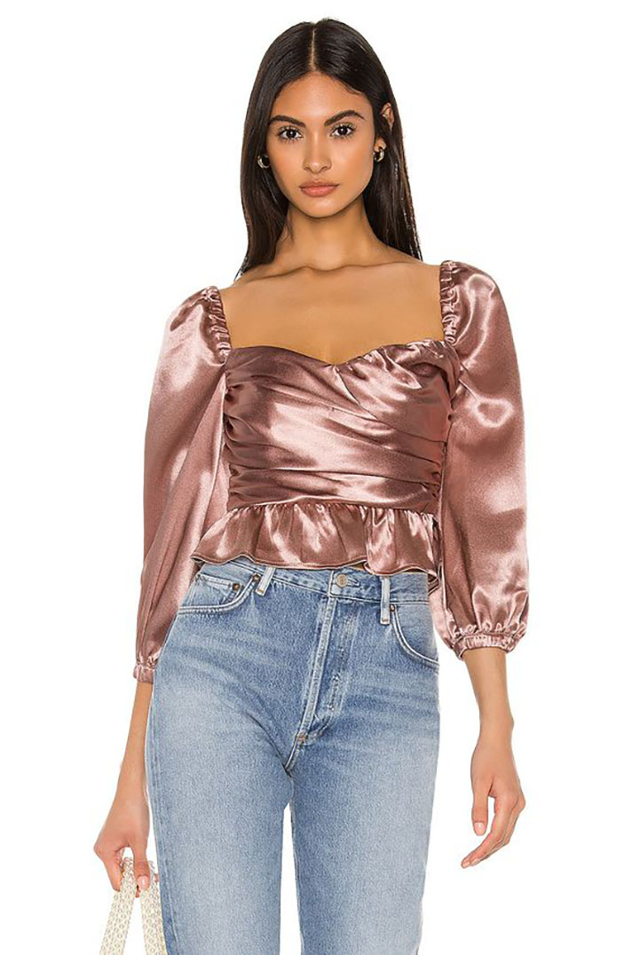 STYLECASTER | 57 Long-Sleeve Going-Out Tops to Add to Your Night-Out Wardrobe, Stat