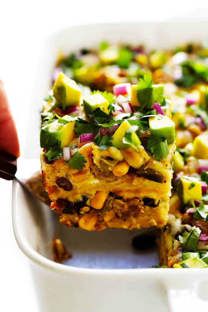 STYLECASTER | 17 Make-Ahead Breakfast Recipes That Make Mornings Much Easier | Mexican Breakfast Casserole
