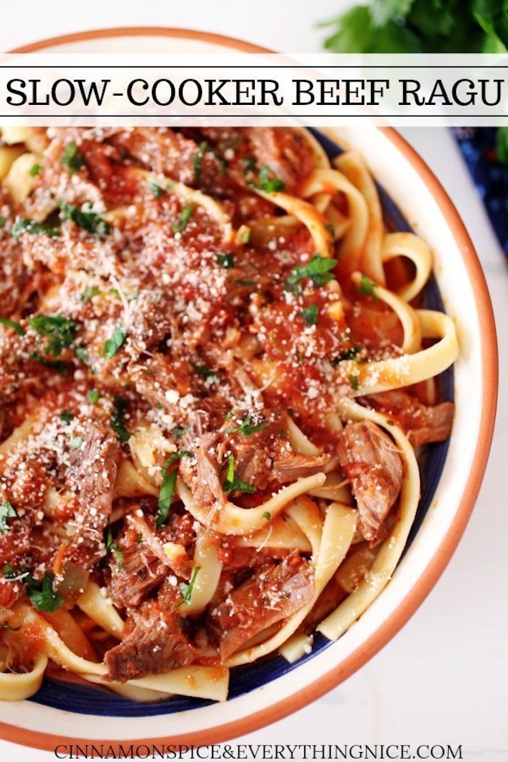 STYLECASTER | 17 Slow-Cooker Beef Recipes That Anyone Can Make | Beef Ragu