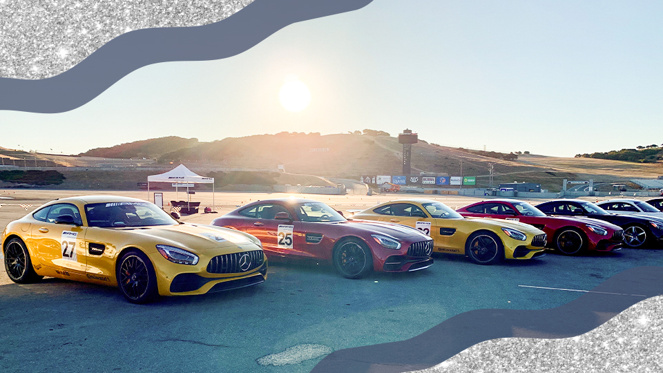 STYLECASTER | Mercedes-Benz AMG Race Cars at Laguna Seca Raceway