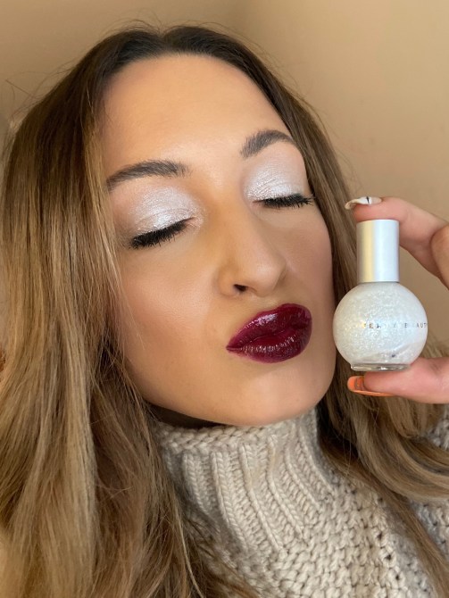 winter frost holiday makeup trend