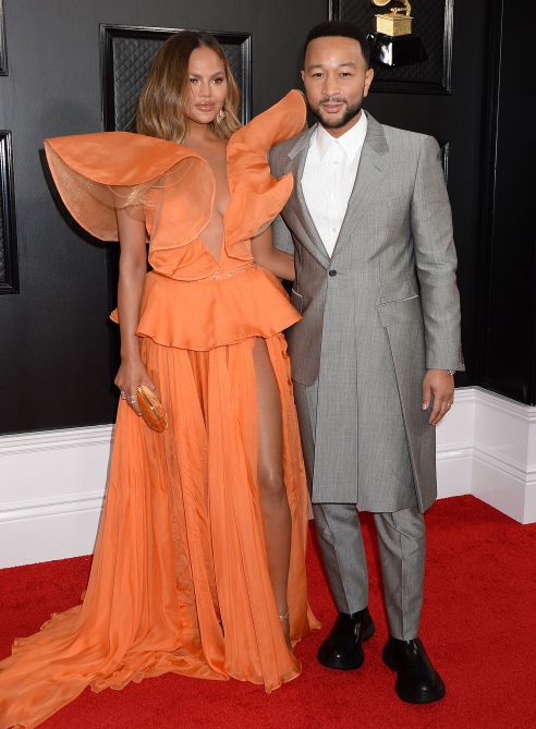Chrissy Teigen & John Legend Grammys 2020