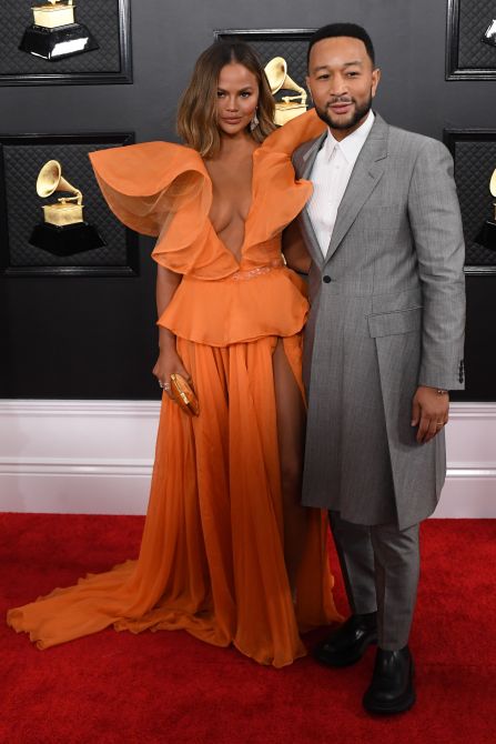 Chrissy Teigen & John Legend Grammys 2020