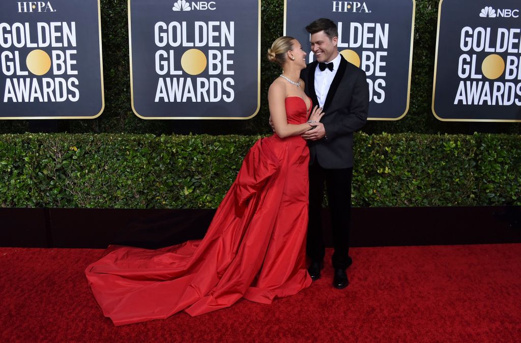 Scarlett Johansson Colin Jost