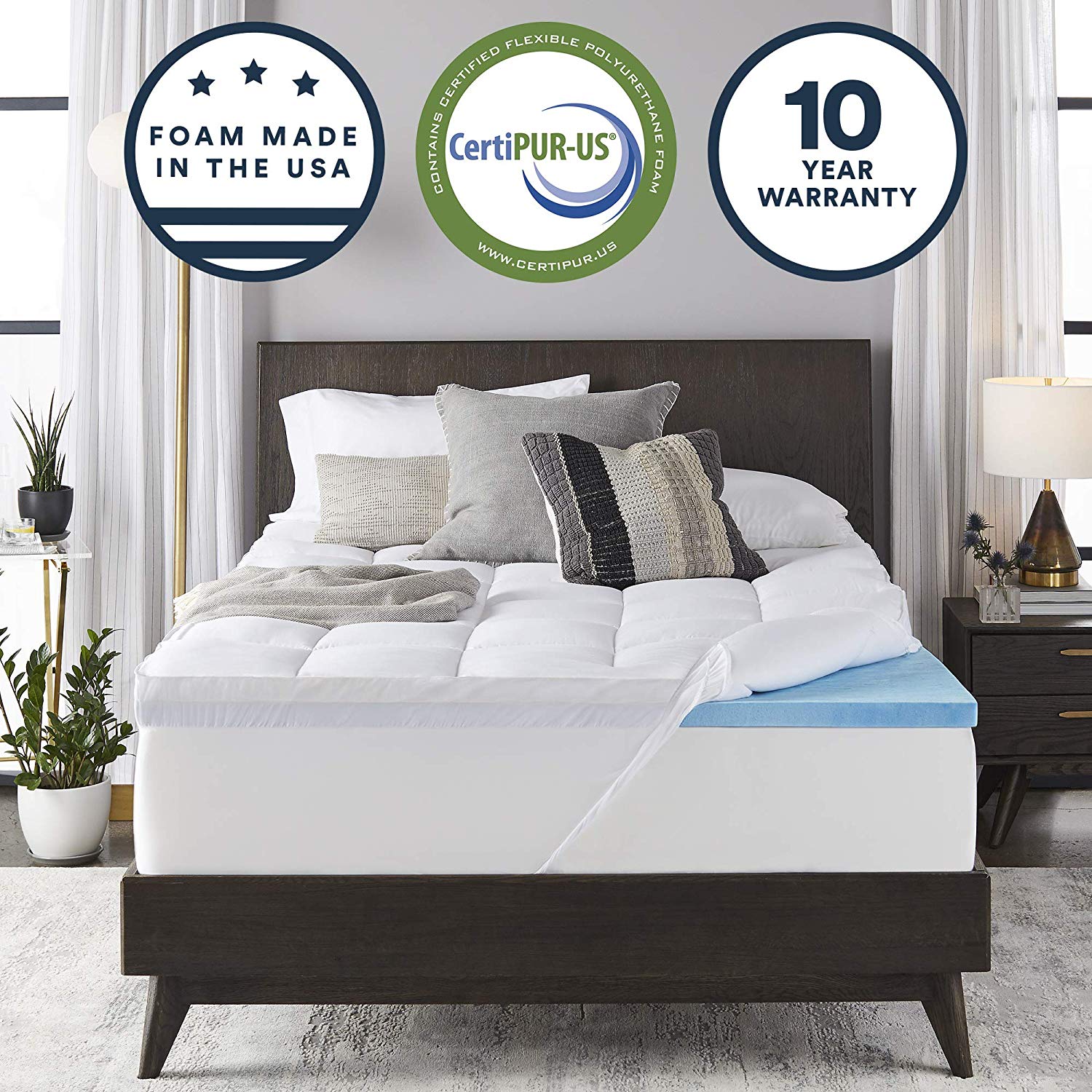 sleep-innovations-mattress-topper-amazon