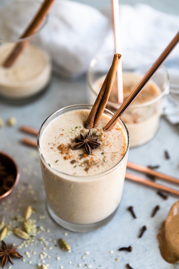 STYLECASTER | Superfood Smoothie Recipes | chai superfood smoothie