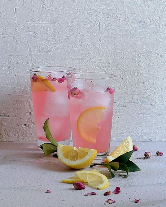 STYLECASTER | Zara Home Recipes | rose lemonade