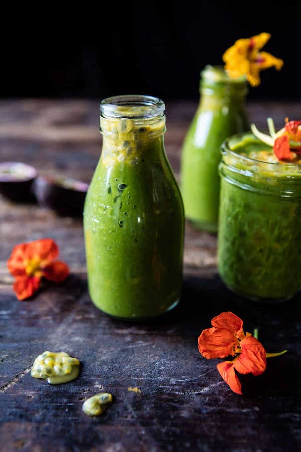STYLECASTER | Superfood Smoothie Recipes | mango spinach smoothie
