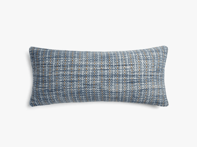 indigo lumbar pillow
