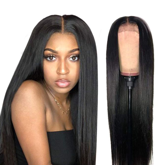 ISEE Transparent 13x4 Lace Brazilian Straight Glueless Wig