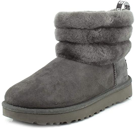 UGG quilted fluff bootie