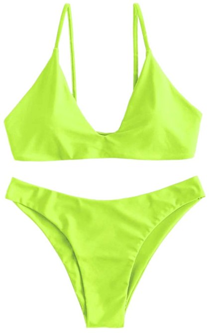 STYLECATER | Kylie Jenner Green Bikini