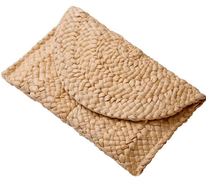 Freie Liebe Women's Straw Clutch