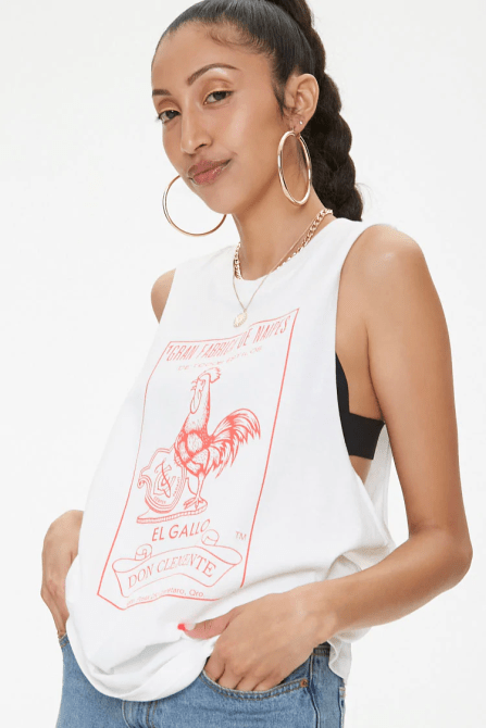 STYLECASTER | Forever 21 x Loteria | muscle tee