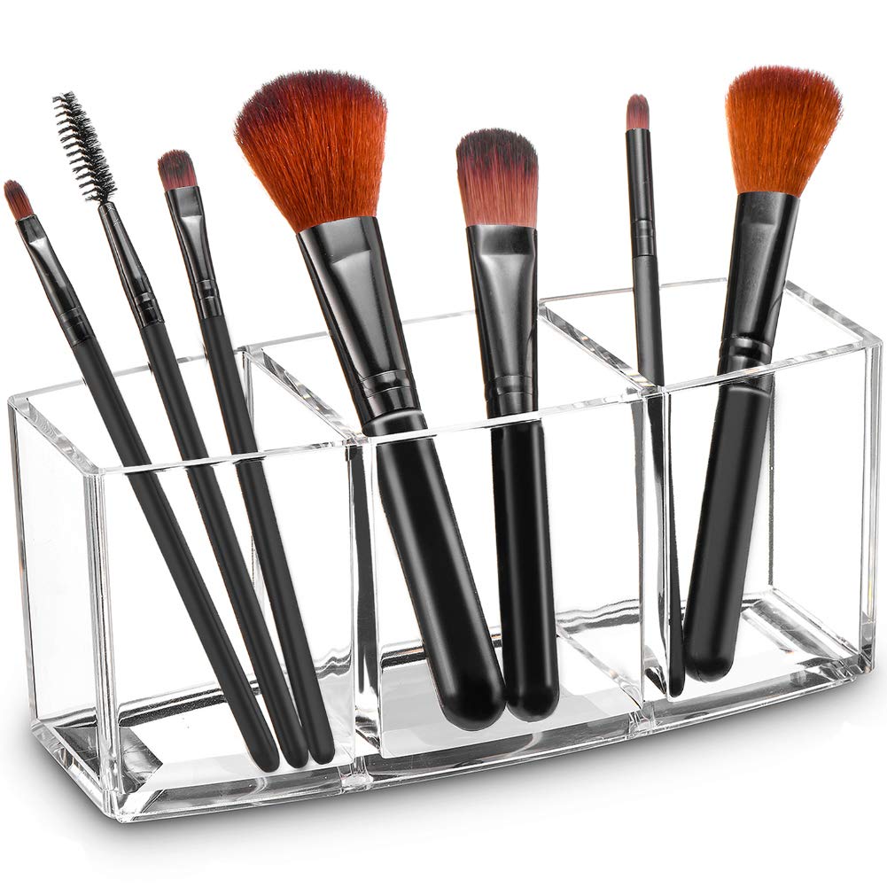 Tasybox clear makeup brush holder