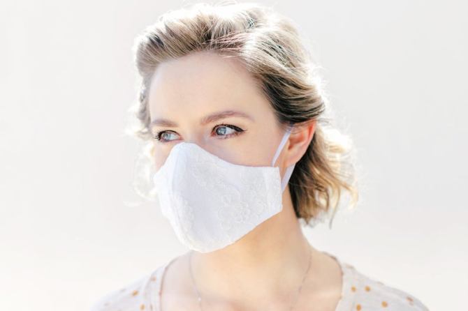 STYLECASTER | Bridal Face Mask