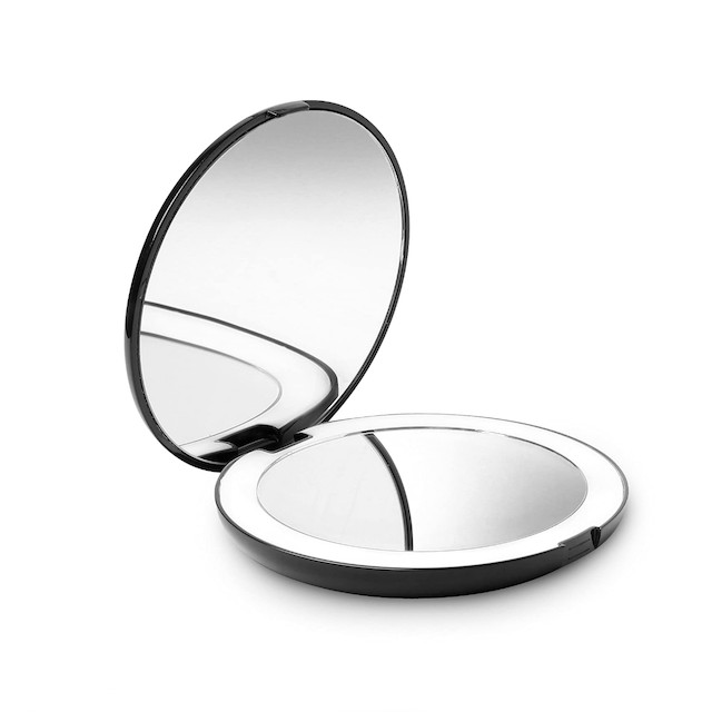 Fancii LED Lighted Travel Makeup Mirror