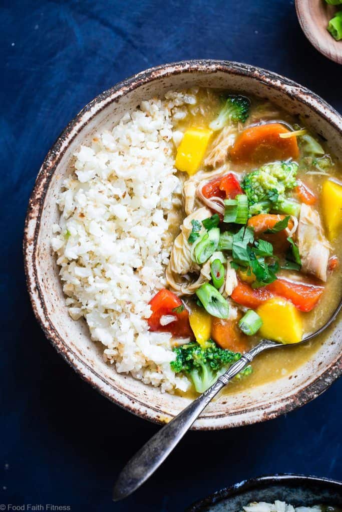 STYLECASTER | easy summer slow cooker recipes | mango chicken curry