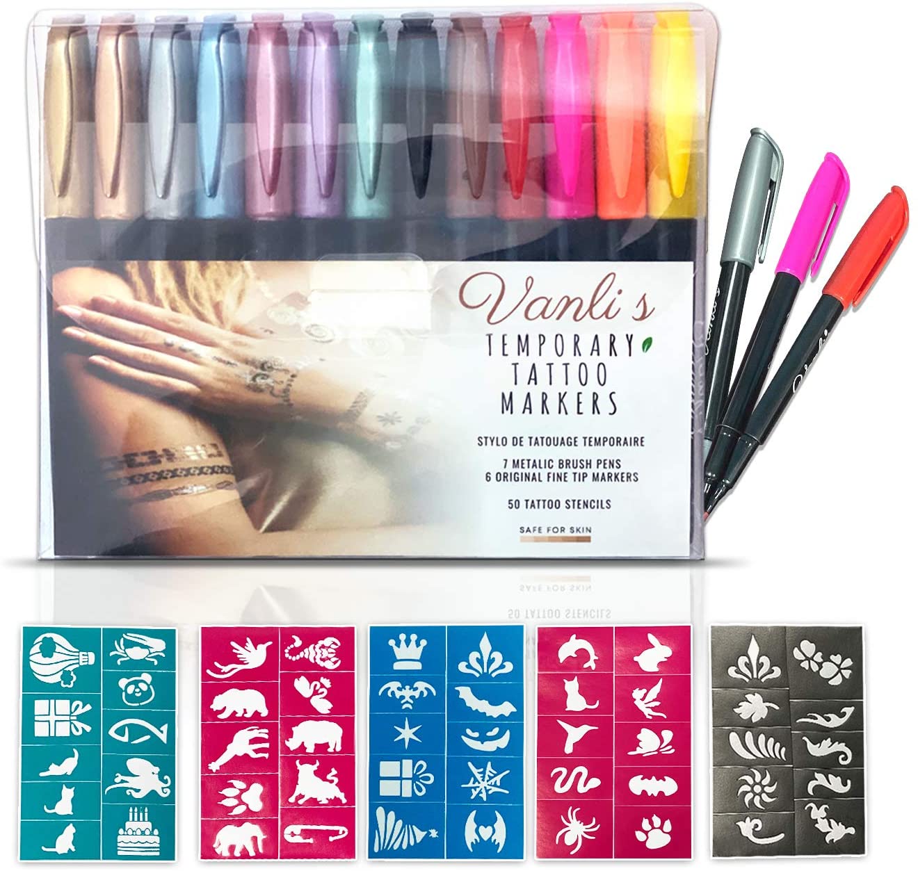 vanli Henna Tattoo Kit Marker
