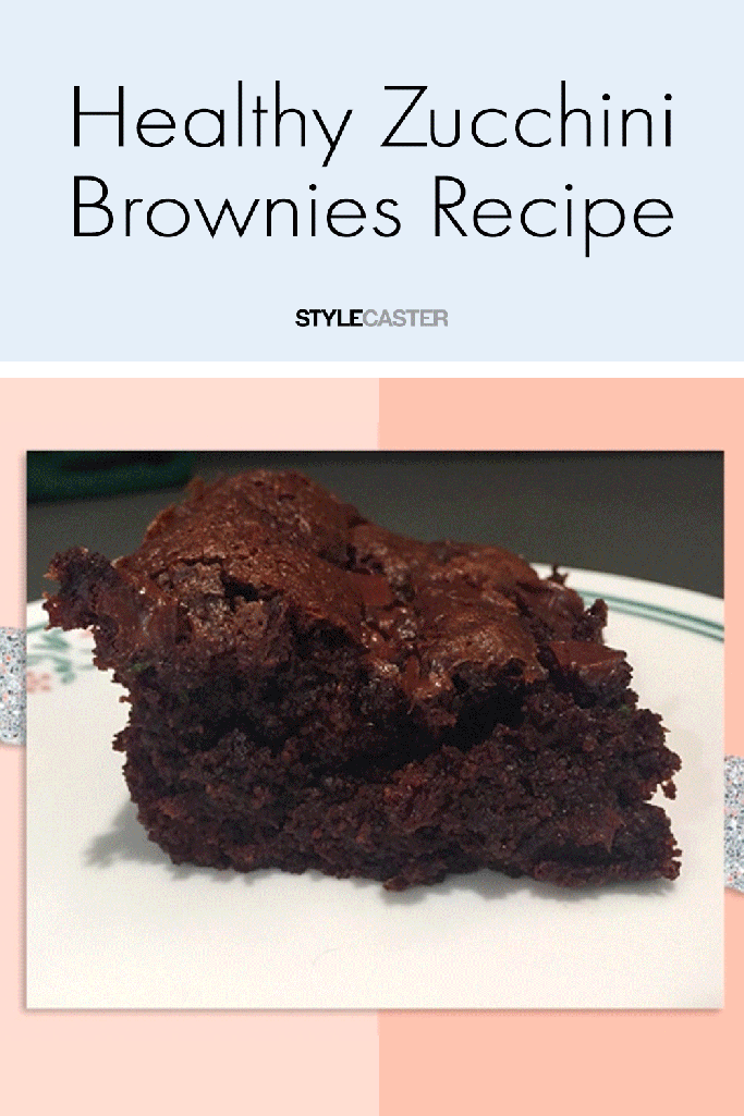 STYLECASTER | zucchini brownies