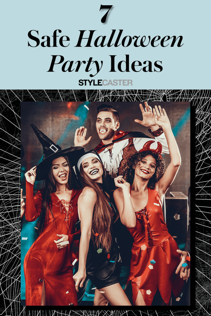 STYLECASTER | Halloween party ideas | social distancing halloween party ideas | social distance party ideas | Halloween party decor | Hallowen party food
