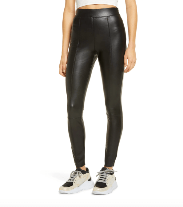 STYLECASTER | best faux leather leggings 