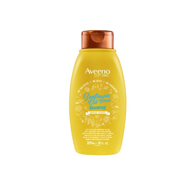 aveeno hair sunflower shampoo