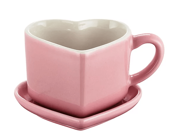 Miss. Valentine 18oz Ceramic Candy Heart Mug