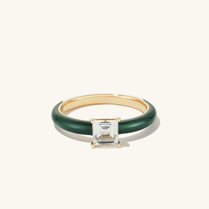 STYLECASTER | Mejuri Enamel Rings