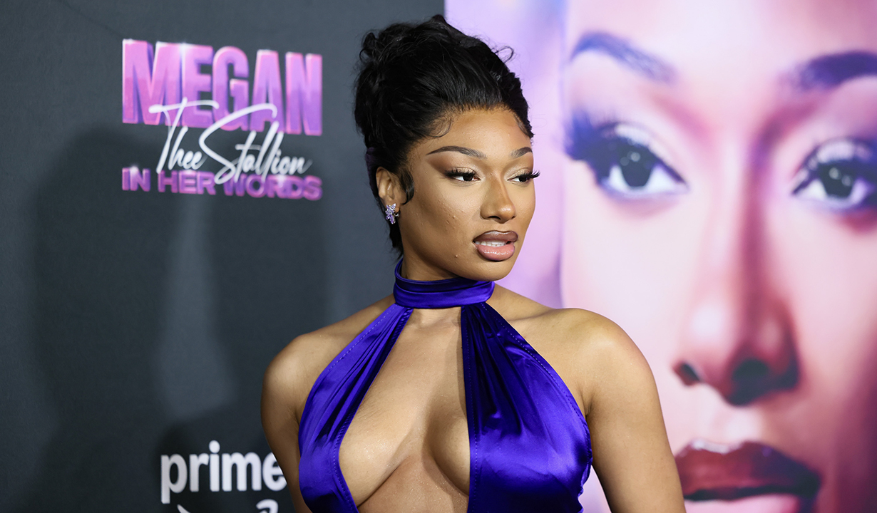 HOLLYWOOD, CALIFORNIA - OCTOBER 30: Megan Thee Stallion attends the premiere of Amazon Prime Video's" Megan Thee Stallion: In Her Words" at TCL Chinese Theatre on October 30, 2024 in Hollywood, California. (Photo by Rodin Eckenroth/WireImage)