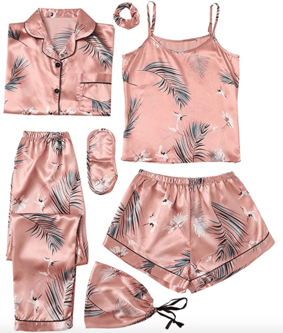 SheIn Women's 7pcs Pajama Set