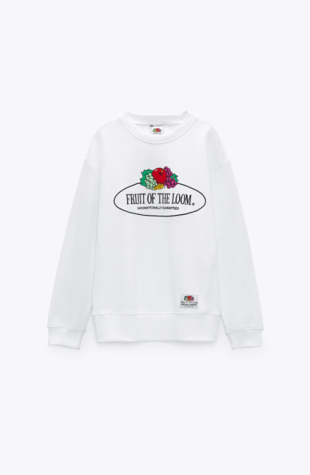 STYLECASTER | Zara Fruit of the Loom Collection