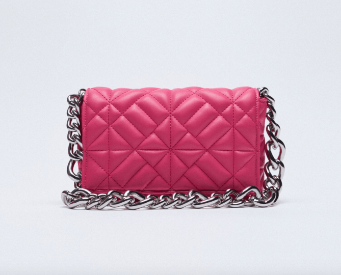 STYLECASTER | Zara Quilted Shoulder Bag