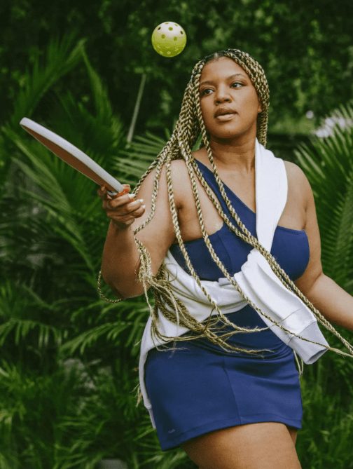 STYLECASTER | Outdoor Voices One Shoulder Dress