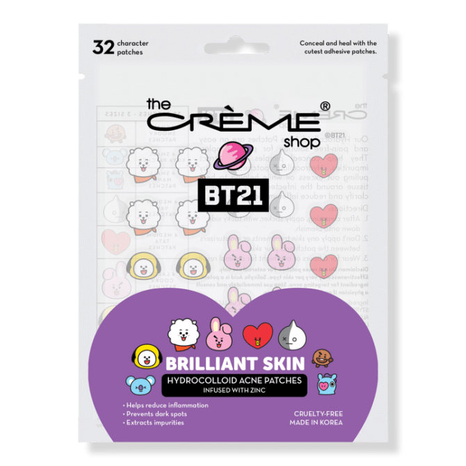 The Crème Shop BT21 Brilliant Skin Hydrocolloid Acne Patches