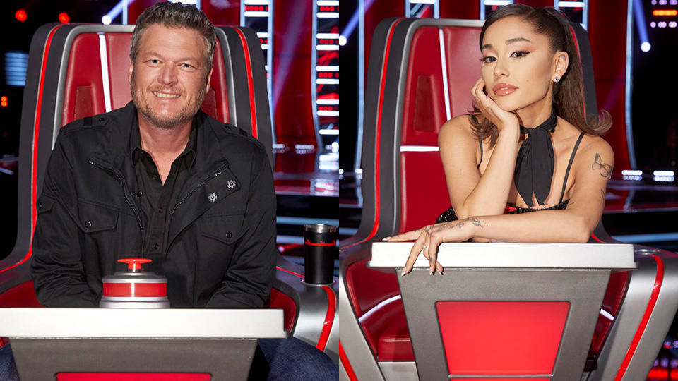 Blake Shelton, Ariana Grande, "The Voice"