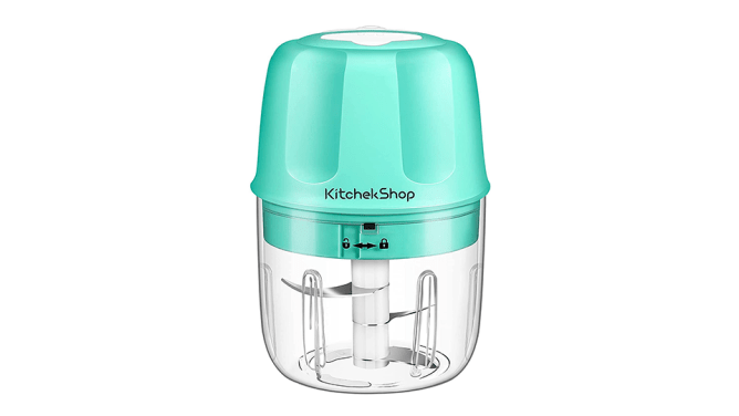 KitchekShop Mini Electric Vegetable Chopper Amazon