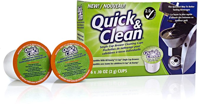 Quick & Clean Cleaning Cups for Keurig K-Cup Machines (6-pack)