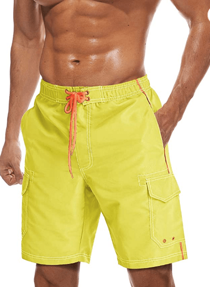 TACVASEN Men's Summer Quick Dry Swim Trunks