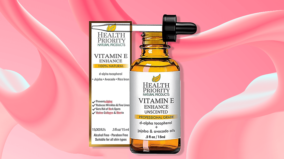 Health Priority Natural Products Organic Vitamin E Oil