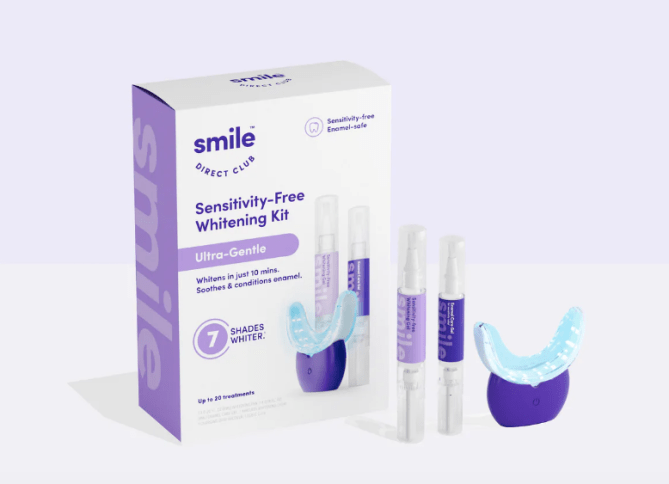 Ultra-Gentle Sensitivity-Free Teeth Whitening Kit with LED Light