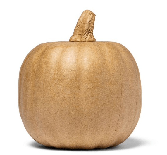 Large Paper Mache Pumpkin