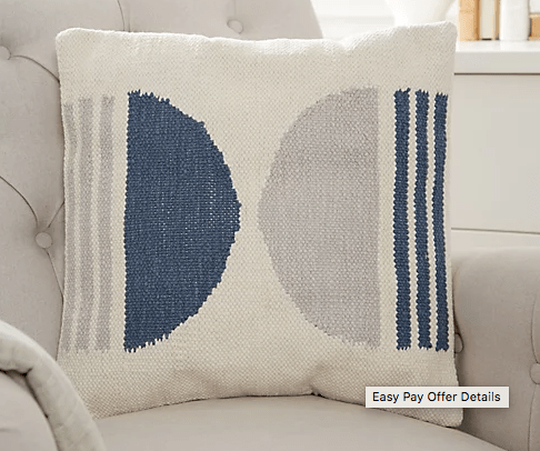 18" Luxury Hand Woven Cotton Dec. Pillow