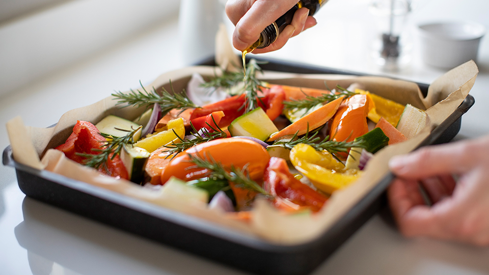 Cooking Vegetables Oven Adobe