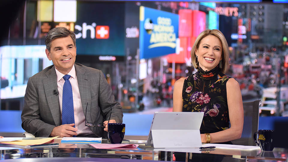 George Stephanopoulos, Amy Robach