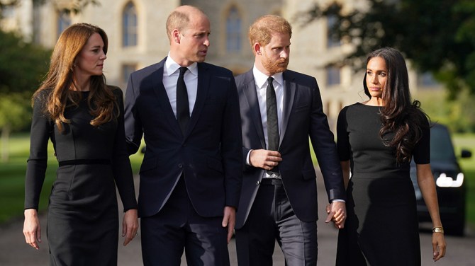 Prince Harry, Prince William, Kate Middleton, Meghan Markle