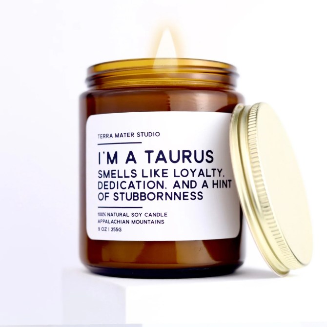 Terra Mater Studio Taurus Candle Amazon