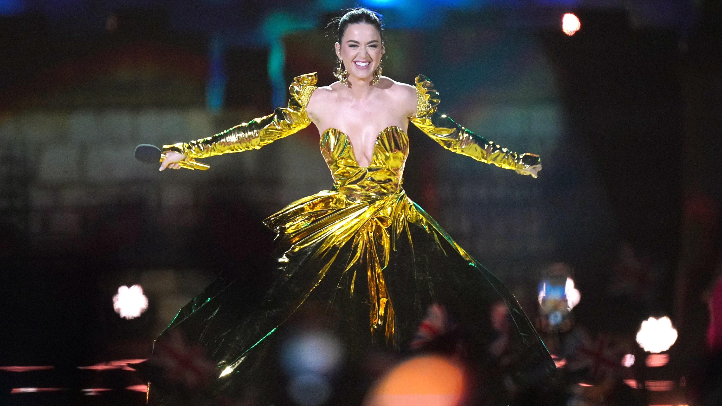 katy perry performing at king charles' coronation