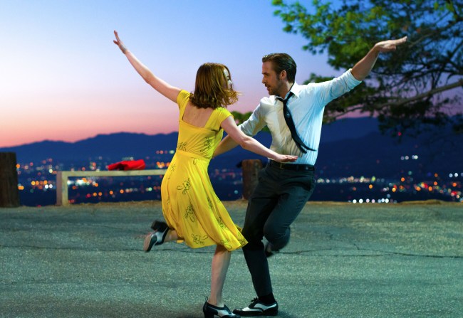 LA LA LAND, l-r: Emma Stone, Ryan Gosling, 2016. ph: Dale Robinette/©Summit Entertainment/courtesy Everett Collection